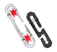 Beaupretty Separador de Tendedero 2 Piezas Polea S en Abs y Aleación de Aluminio, Sistema de Poleas Silencioso para Tendedero de Exterior en Jardines y Patios