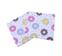 Beaupretty Servilletas de Papel Alta Absorción y Calidad 40 Diseño de Donuts y Galletas de Pulpa de Madera para Fiestas y Uso Diario