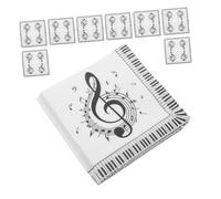 Beaupretty Servilletas Para Fiestas Notas Musicales Cuadradas 40 Piezas Toallas De Papel Decorativas Desechables Diseño Musical Para Eventos Cumpleaños y Reuniones Infantiles