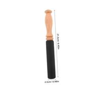 Beaupretty Singing Bowl Mallet Striker PU Wrapped Wooden Handle Tibetan Sound Bowl Accessory For Yoga Meditation And Relaxation Beginners