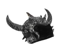 Beaupretty Sombrero Vikingo De Cuerno General Sombreros Para Hombres Casco Romano Casco De Asta Casco Vikingo Accesorios Vikingos Para Adultos Casco De Rey Brujo Tocado Vikingo