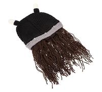 Beaupretty Sombrero Vikingo Grande Para Cosplay Divertido Sombrero De De Buey Para Fiesta Accesorios De De Fiesta