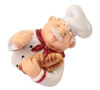 Beaupretty Soporte Adhesivo para Enchufes Diseño Chef, Gancho Pequeño de Resina Segura, Organizador sin Perforaciones para Cables y Enchufes, Gancho de Pared Multiuso para Cocina y Baño