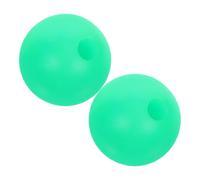 Beaupretty Soporte de Diapasón de Silicona Verde Redondo, Base Estabilizadora Antideslizante para Meditación y Terapia de Sonido, 2 Piezas, Accesorio Portátil para Yoga y Prácticas al Aire