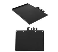 Beaupretty Soporte de Micrófono ABS Ajustable Bandeja de Almacenamiento de Sonido 24X175 CM Color Negro Pack 2 Unidades Adecuado para Estudios Escenarios y Salas de Control