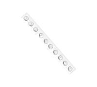 Beaupretty Soporte de Pared Transparente para Collares Gancho Organizador de Joyas Colgantes Exhibidor Acrílico para Almacenamiento Ordenado de Pulseras y Cadenas