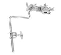 Beaupretty Soporte Metálico para Percusión con Doble Barra y Brazo Z Abrazadera Ajustable para Campana Vaquera y Pandereta Montaje Seguro para Batería y Jazz