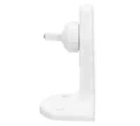 Beaupretty Soporte para Detector Infrarrojo, Soporte de Montaje en Pared en Forma de L, Abs, 360° Giratorio, Blanco, para Sistemas de Alarma y Detectores de Movimiento, Interior y Exterior