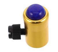 Beaupretty Soporte Para Diapasón De Aleación De Aluminio Con Base De Cristal Azul y Patas Esféricas Ajustables, Accesorio Para Meditación y Sanación, Adecuado Para Yoga y Frecuencia Vibracional