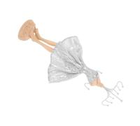 Beaupretty Soporte para Joyas de Resina con Diseño Princesa Exhibidor de Collares y Pendientes con Base Estable para Mostrar Conjuntos de Collares y Pendientes para Mujer Decoración Elegante