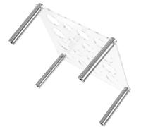 Beaupretty Soporte para Moldes de Piezas de Ajedrez de Acrílico, Organizador Estable Aperturas Múltiples para Moldes DIY de Resina, Expositor Cuadrado Transparente para Accesorios de Ajedrez