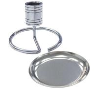 Beaupretty Soporte Para Rollos De Moxa Base De Acero Inoxidable Bandeja Quemador De Varillas De Moxa Diseño Seguro Para Uso Casa Spa Yoga Adecuado Para y Relajación