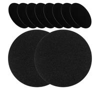 Beaupretty Soportes Magnéticos de Metal Autoadhesivos 10 Piezas, Placas Finas de Hierro Negras de 6 Cm para Soporte Móvil Coche, Compatibles Teléfonos Grandes y Tabletas, Uso para Accesorios