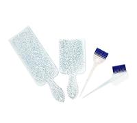 Beaupretty Tabla para Teñir Cabello Azul con Aplicador para Mechas Accesorio Profesional para Salón y Doméstico Diseño Ergonómico para Facilitar la Coloración y Separar Mechones Conjunto