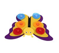 Beaupretty Tablero con Botones y de Tela No Tejida Juguete Montessori para Desarrollo Motriz y Creatividad Infantil Material Seguro para Educación Preescolar