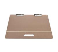 Beaupretty Tablero de Dibujo Portátil para Estudiantes con Asa, Clip Metálico y Correa, Madera y Hierro, Uso Versátil y Estable para Aula y Estudio de Arte