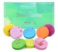 Beaupretty Tabletas Aromáticas de Baño Flores Secas 8 Unidades 30g Cada una Disolución Rápida Suavizan Cutículas para Mujeres Relajación en Casa y Viajes