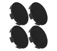 Beaupretty Tapas de Cubo para Rueda de Coche 4 Piezas de ABS Negro 69mm Protección para Car Wheel Hub Fácil Instalación en Vehículos