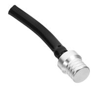 Beaupretty Tapón del Depósito Motocicleta Tapón de Ventilación del Tanque para Motocicleta Aleación de Aluminio y Goma Plata para Depósito de Gasolina de Moto