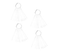 Beaupretty Tarjetas De Colores Para Uñas 150piezas Tamaño Estándar Material Plástico Transparente Para Salón De Belleza Placas De Colores Para Manicura Práctica y Decoración