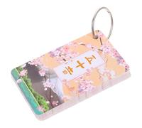 Beaupretty Tarjetas de Japonés de Gojūon Sonidos Básicos en Papel Compacto para Estudio en Cualquier Lugar