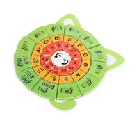 Beaupretty Tarjetas Didácticas de Notas de Piano con Círculo de para Enseñanza Musical Herramienta para Principiantes y Estudiantes