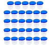 Beaupretty Tazas de Muestra para Laboratorio 40 Ml 100 Piezas Recipientes y Heces Tapa Segura Ideales para Pruebas Clínicas