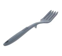 Beaupretty Tenedor de Cocina de Silicona Azul Oscuro Multifunción, Tenedor para Pasta Resistente al Desgaste, Utensilio Antiadherente para Servir y Cocinar en Hogar, Restaurante y Hotel