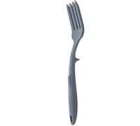 Beaupretty Tenedor de Silicona Antiadherente para Cocinar Fideos y Servir Pasta, Color Azul Profundo, Mango Ergonómico y Ligero, Utensilio Multifunción para Cocina Doméstica