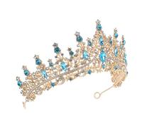 Beaupretty Tiara De Cristal Para Novias y Damas De Honor Diadema De Lujo Para Bodas Graduaciones y Fiestas Accesorios Elegantes Diseño Barroco Degradado