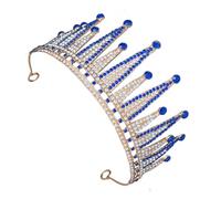 Beaupretty Tiara de Novia Rhinestone para Bodas Fiestas y Accesorio de Novia para Look Sofisticado