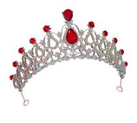 Beaupretty Tiara de Rhinestones para Niñas de Metal Accesorio para Cumpleaños Fiestas y Fotografía