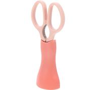 Beaupretty Tijeras de Cocina Domésticas de Acero Inoxidable Función de Pelador y Cortador, Portátil y Compacta, Accesorio Práctico para Cortar Frutas y Verduras, Herramienta Resistente