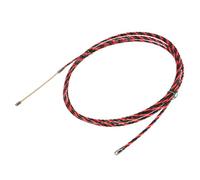 Beaupretty Tirador de Alambre de Acero para Construcción Buena Flexibilidad y Reutilizable, Herramienta Manual para Guiar Cables Eléctricos en Conductos de Pared