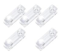 Beaupretty Tirador de Persiana Transparente de Plástico, Juego de 5 Piezas para Ventana, Perilla de Cordón para Estores, Accesorio Práctico y Duradero para Cortinas Enrollables