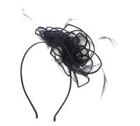 Beaupretty Tocado de banquete sombrero de fiesta pelo de flores sombrero fascinators de las mujeres fascinador del pelo tocados sombrero para mujer cintas de malla de flores peine poliéster