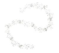 Beaupretty Tocado de Novia de Perlas Artificiales y Cristales Diadema Boho Hecha Mano con Flores para Boda Accesorios de Pelo Elegantes para Novias y Damas de Honor