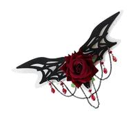Beaupretty Tocado De San Valentín Con Clip De Agua Accesorio De Fiesta De Diseño De Murciélago Ideal Para Mujeres.