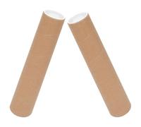 Beaupretty Tubo para Almacenamiento y Transporte de Carteles y Obras de Arte, 2 Unidades, Diámetro 7,6 Cm X 30 Cm de Largo, Material Grueso Resistente, con Tapas en Ambos Extremos, Adecuado