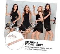 Beaupretty y Banda de Cumpleaños para Niñas Decorativa y Material Duradero para Fiestas y Celebraciones