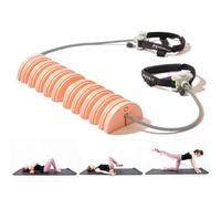 Beaurit Conjunto de pilates para el hogar de Beaurit | Juego de rodillos de espuma | Masajeador de espalda | Rodillo de masaje | Rodillo muscular para pierna | Accesorios de yoga | Rodillo de yoga