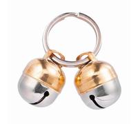 Beau's Bells - 2 campanas extra fuertes para gatos y perros | Rastreador de animales | Campanas de cobre hechas a mano, Medium, Cobre