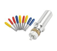 Beausoleil 1Pc Tungsteno De Acero Que Talla El Tenedor De la Cuchilla Del Trazador Del Corte con 9Pcs 30/45/60 Grados Las Cuchillas Del Cortador Del Vinilo 23X2Mm