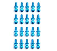 Beausoleil 20 Piezas Tornillos de Cabeza de Bola Hexagonal M3 de Metal para TT-01 TT-02 Sakura D4 D5 1/10 RC Piezas de Repuesto de Coche de Deriva Universales, 1