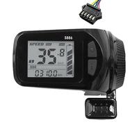 Beausoleil 24V/36V/48V/60V S886 Ebike Panel de VisualizacióN LCD Acelerador de Pulgar para Bicicletas EléCtricas E-Scooter (Enchufe SM 5PIN)