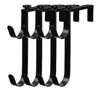 Beausoleil 4 Ajustables para Postes de Piscina, de Valla de Metal, Soporte para Herramientas de Piscina para Postes TelescóPicos, Skimmers, Redes, Cepillos.