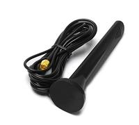 Beausoleil Antena gsm GPRS 3G 4G 5G para Exteriores de Alta Ganancia 15DBi 600-6000MHz SMA Macho Impermeable Antena MagnéTica con Ventosa para Enrutador