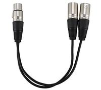 Beausoleil Conector Hembra XLR de 3 una Doble Enchufe de 2 M Adaptador de Cable y SPLITTER Cable de 1 Pie