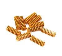 Beausoleil Muelle de NivelacióN de Cama de para Impresora 3D Amarillo de CompresióN de 8 X 20 Mm para 2 3 Pro -10S Pro Hotbed (10 Piezas)