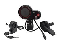 Beausoleil QS-S4 36V-60V Acelerador de Pulgar Kit de Pantalla LCD + Llave de Bloqueo de Encendido para Zero 8 9 10 8X 10X Scooter EléCtrico Pantalla de 6